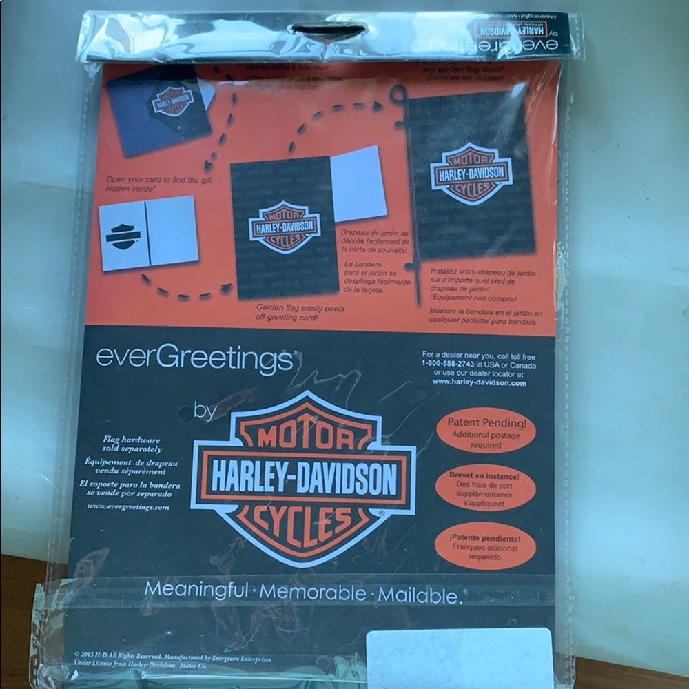 Harley Davidson garden flag